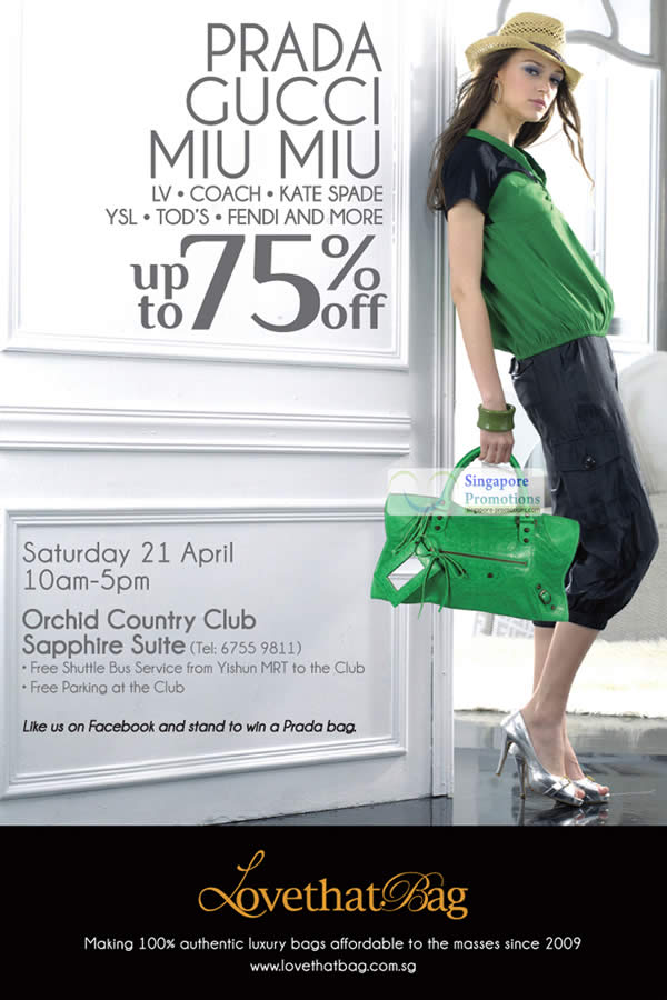 Featured image for (EXPIRED) LovethatBag Branded Handbags Sale Up To 75% Off 21 Apr 2012