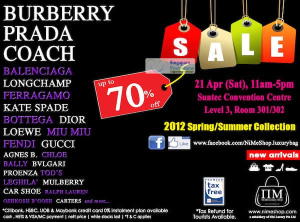 Featured image for (EXPIRED) Nimeshop Branded Handbags, Footwear & Kids Apparel Sale Up To 70% Off 21 Apr 2012