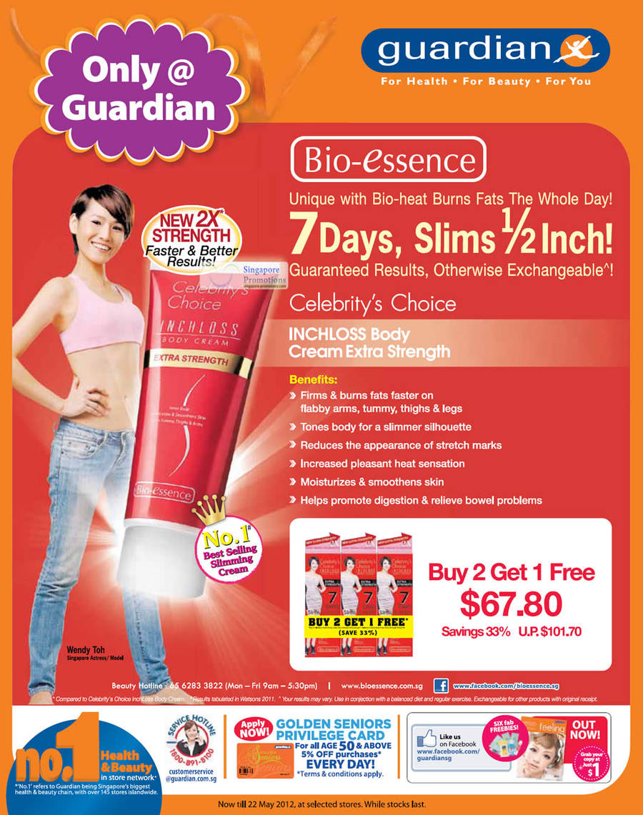 Bio-Essence Celebritys Choice INCHLOSS Body Cream