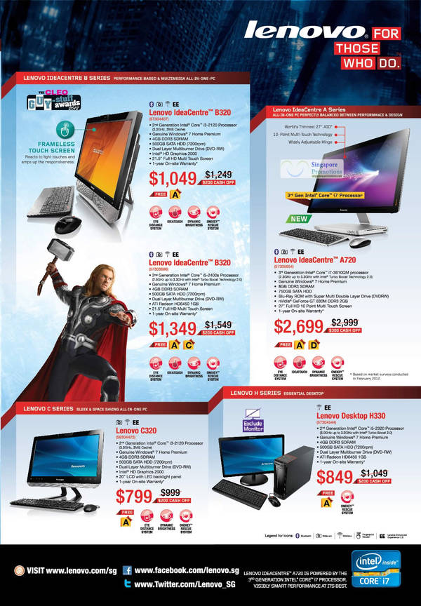Featured image for (EXPIRED) Lenovo Notebooks, Ultrabooks & AIO Desktop PC Promotion Offers 10 May – 3 Jun 2012