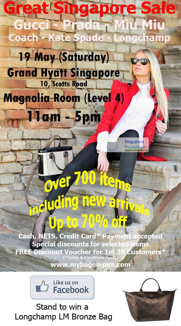 Featured image for (EXPIRED) MyBagEmpire Branded Handbags & Accessories Sale 19 May 2012
