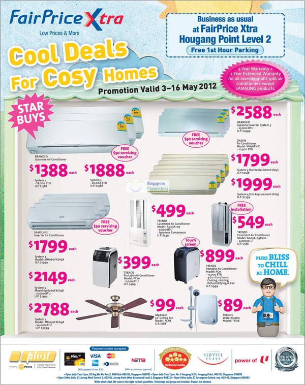 Featured image for (EXPIRED) NTUC FairPrice Air Cooling Promotion Offers 3 – 16 May 2012