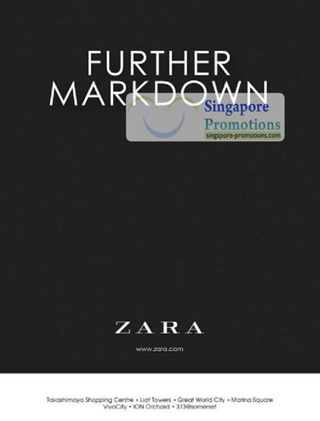 Featured image for (EXPIRED) Zara Singapore Islandwide Sale 28 Jun 2012