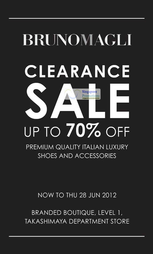 Featured image for (EXPIRED) Bruno Magli Clearance Sale Up To 70% Off 13 – 28 Jun 2012