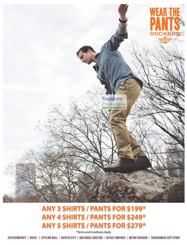 Featured image for (EXPIRED) Dockers Shirts & Pants Special Offers Promotion 29 Jun 2012