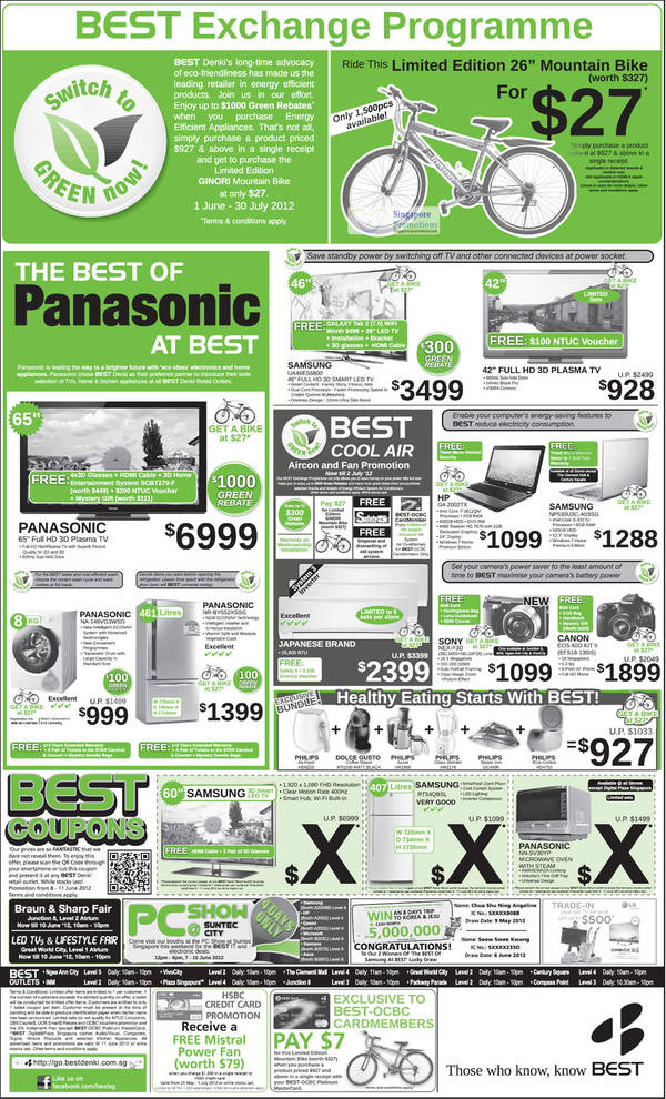 Featured image for (EXPIRED) Best Denki Electronics & Appliances Offers 8 – 11 Jun 2012