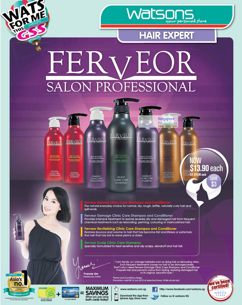 Featured image for Watsons Personal Care, Health, Cosmetics & Beauty Offers 7 - 13 Jun 2012 