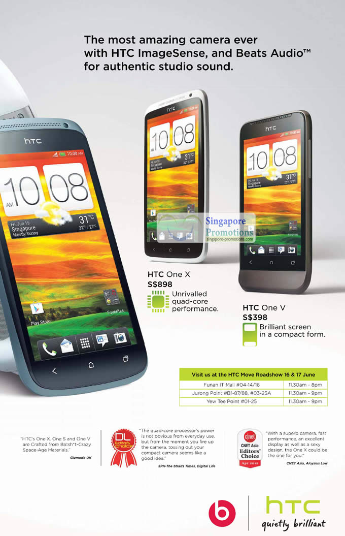 Featured image for HTC Smartphones No Contract Price List 16 Jun 2012