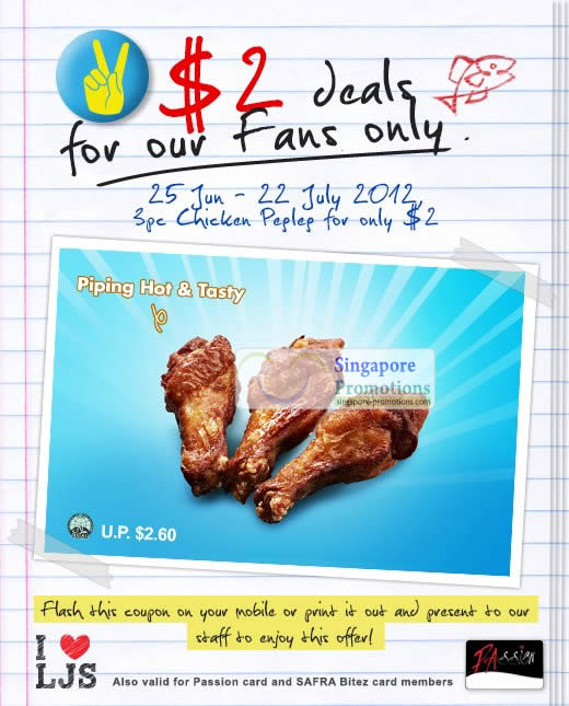 Featured image for (EXPIRED) Long John Silver’s $2 Three Chicken Peglegs Coupon 25 Jun – 22 Jul 2012