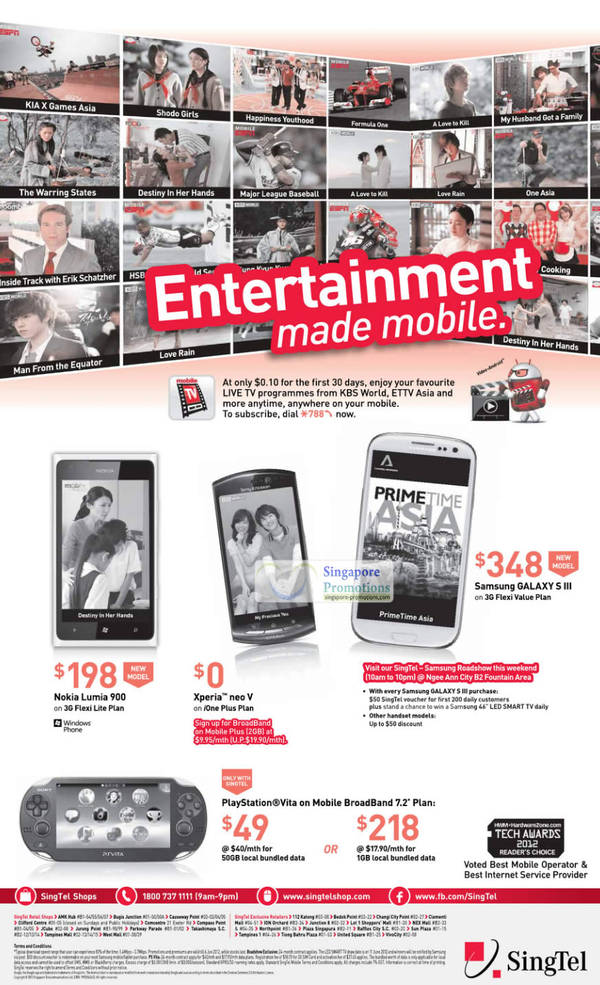 Featured image for (EXPIRED) Singtel Smartphones, Tablets, Home/Mobile Broadband & Mio TV Offers 2 – 6 Jun 2012