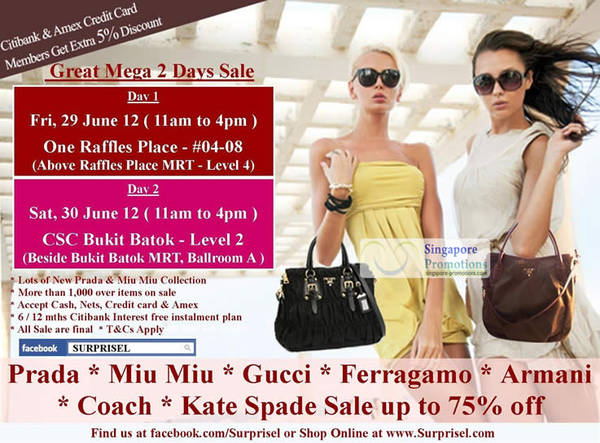 Featured image for (EXPIRED) Surprisel Branded Handbags & Items Sale Up To 75% Off 29 – 30 Jun 2012