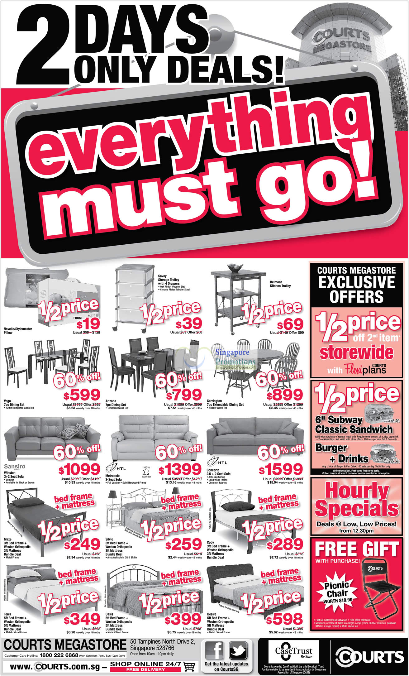 Featured image for Courts Islandwide Clearance Promotion Offers 21 - 27 Jul 2012