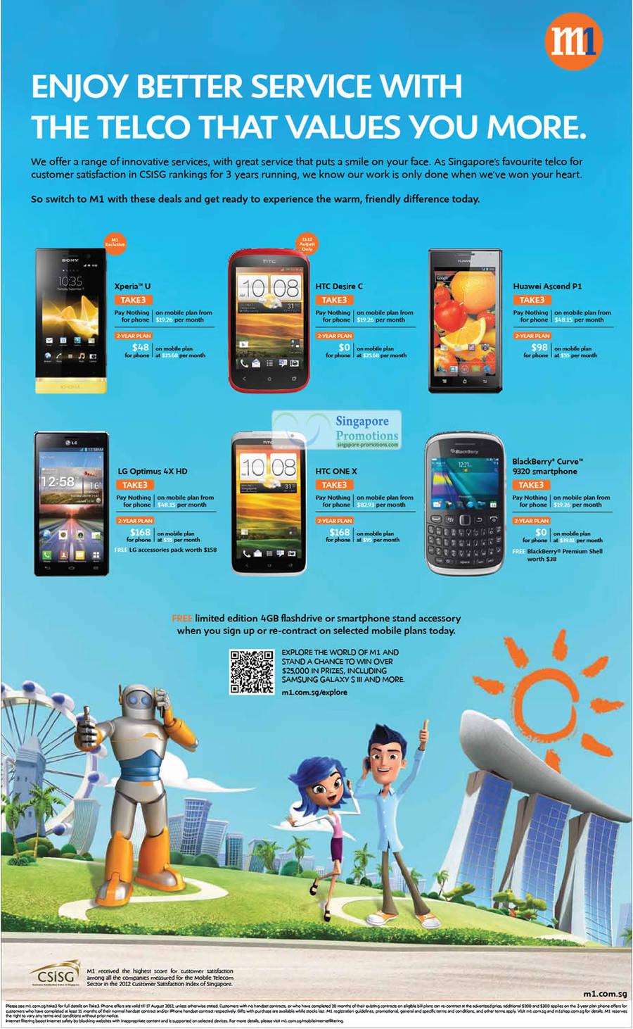 Sony Xperia U, HTC Desire C, One X, Huawei Ascent P1, LG Optimus 4X HD, Blackberry Curve 9320