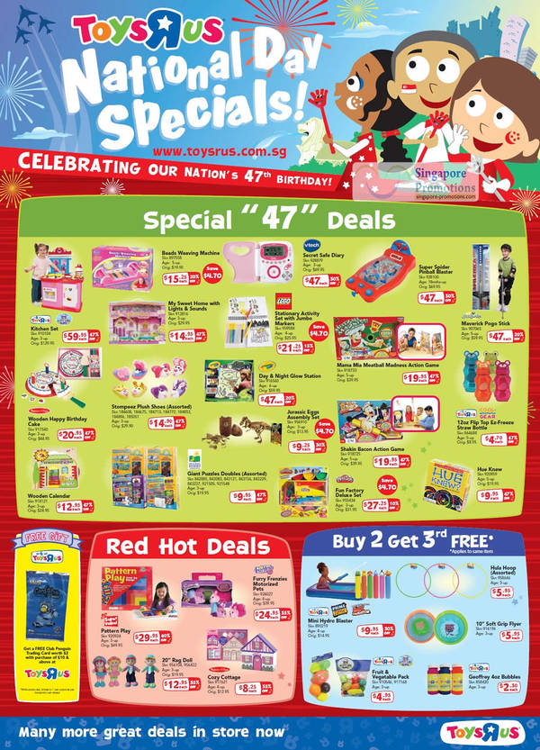 Featured image for (EXPIRED) Toys “R” Us National Day Special Promotion Offers 2 – 20 Aug 2012