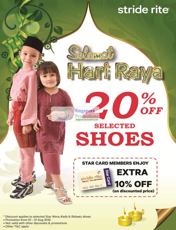 Featured image for (EXPIRED) Stride Rite 20% Off Selected Star Wars, Keds & Robeez Shoes 1 – 31 Aug 2012