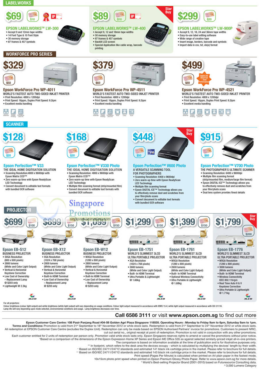 Labelworks, Inkjet Printers, Scanners, Projectors