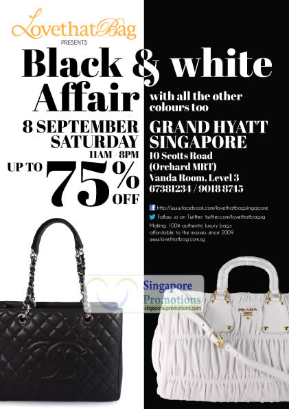 Featured image for (EXPIRED) LovethatBag Branded Handbags Sale Up To 75% Off @ Grand Hyatt Hotel 8 Sep 2012