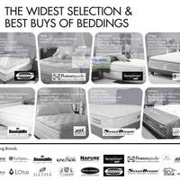 Mattress Brands Simmons, Sealy Posturepedic, MaxCoil, Sweet Dream, Eclipse