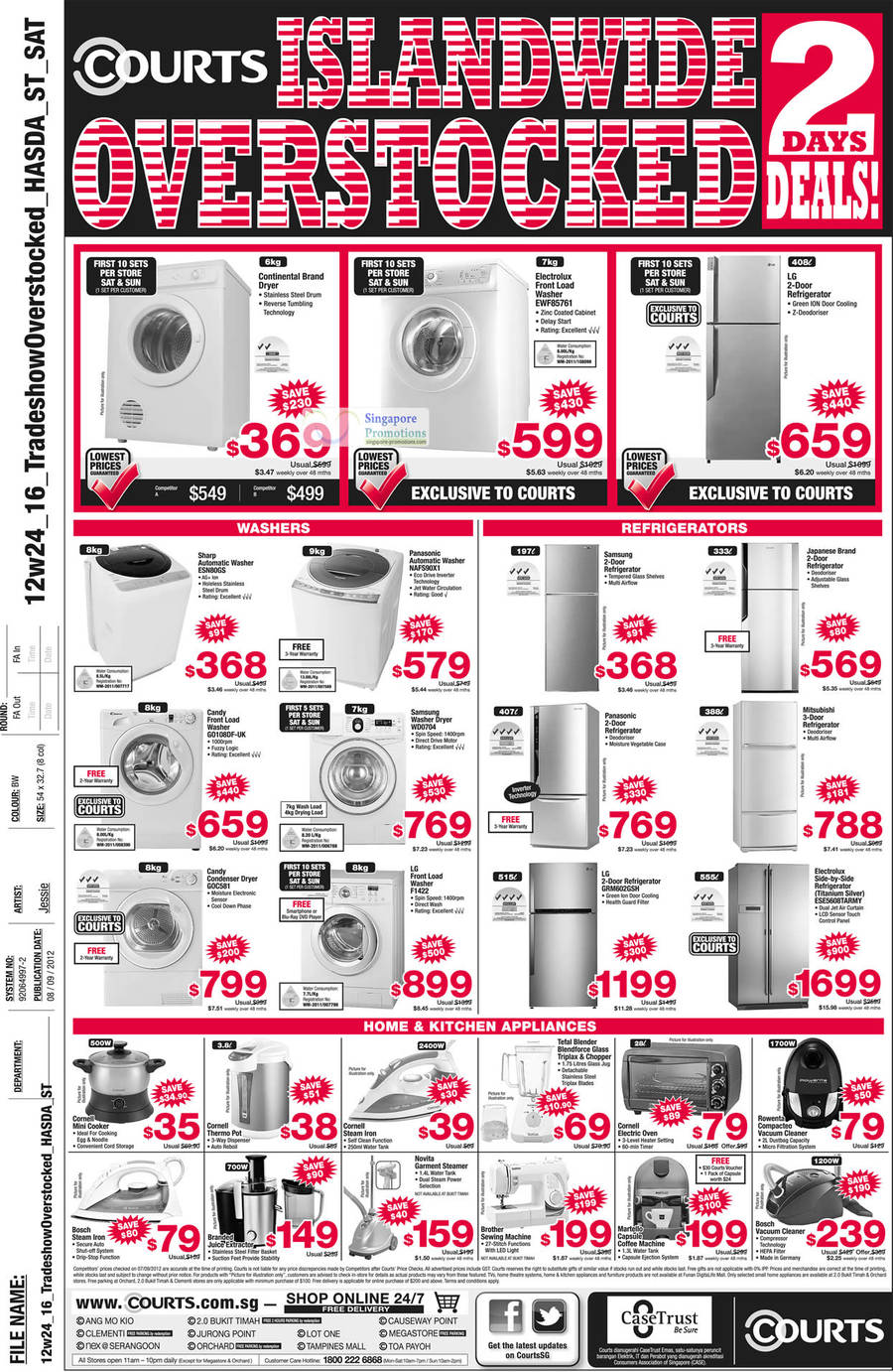 Washers, Fridges, Sharp, Panasonic, Candy, Samsung, LH, Electrolux