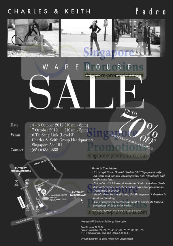 Featured image for (EXPIRED) Charles & Keith Warehouse Sale Up To 70% Off 4 – 7 Oct 2012