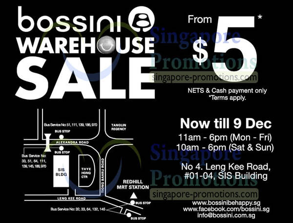 Featured image for (EXPIRED) Bossini Warehouse Sale 2012 @ SIS Building 24 Nov – 9 Dec 2012