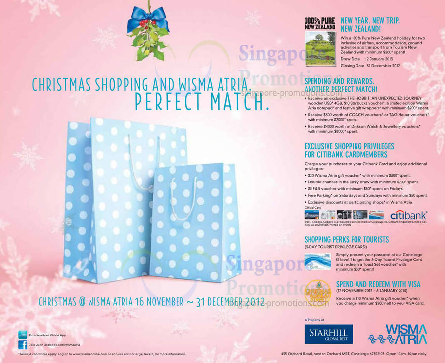 wisma atria new year promotion wisma atria promotions offers 16 nov 31 dec 2012 wisma atria new year promotion wisma atria promotions offers 16 nov 31 dec 2012