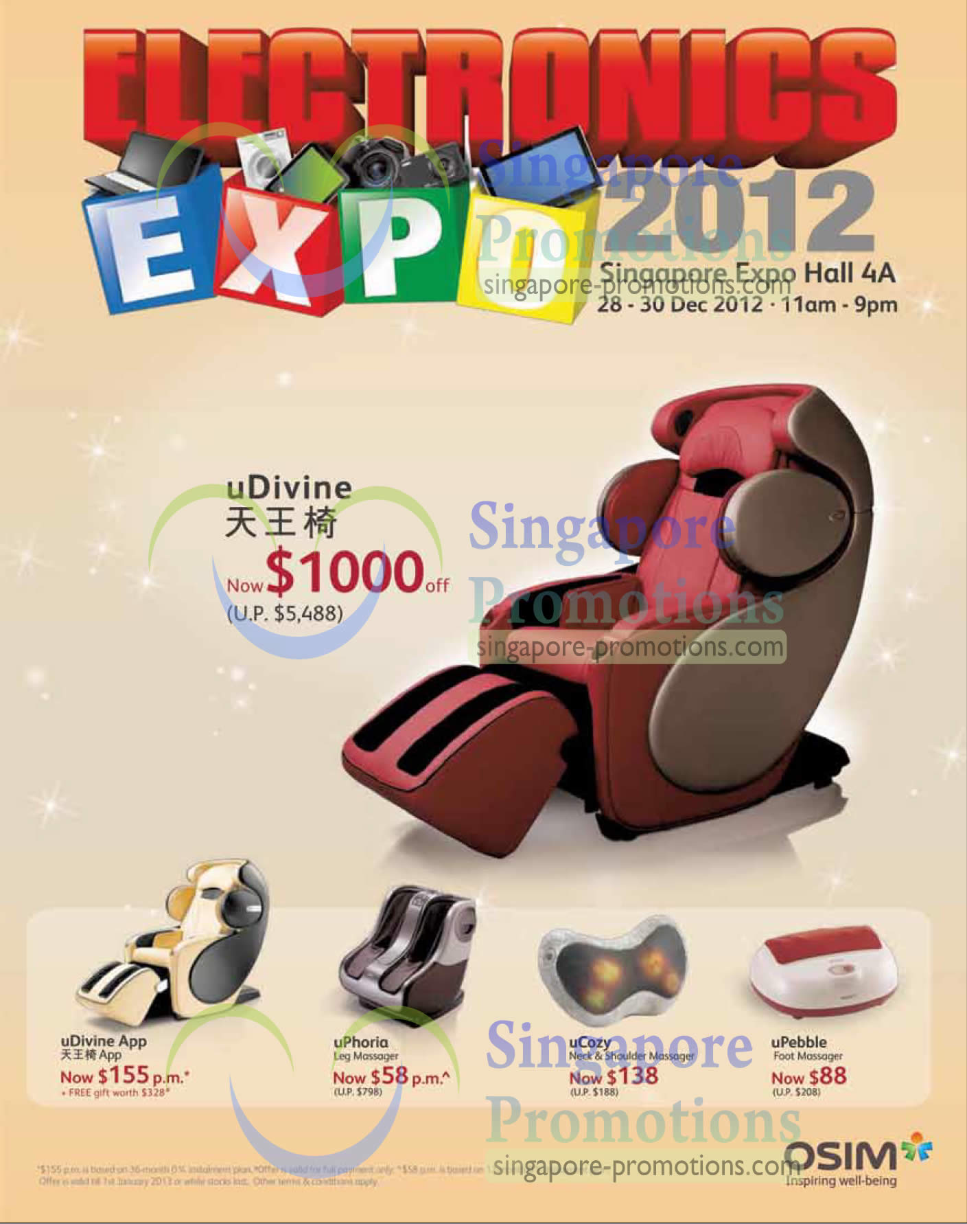 Featured image for Electronics Expo 2012 (3,000 Items Below $100 Daily) @ Singapore Expo 28 - 30 Dec 2012