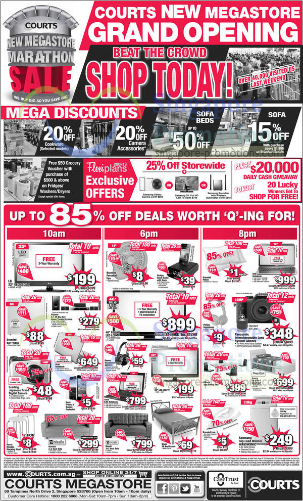 Featured image for (EXPIRED) Counts New Megastore Marathon Sale One Day Offers 5 Dec 2012