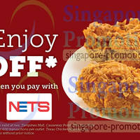 Featured image for (EXPIRED) Texas Chicken $1 Off With NETS Payments @ Selected Outlets 17 Dec 2012