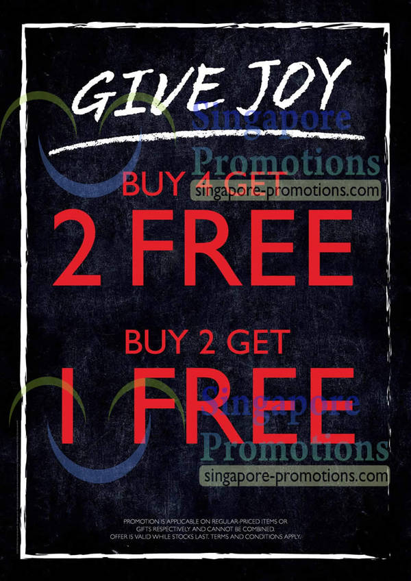 Featured image for (EXPIRED) The Body Shop Buy 4 Get 2 Free, Buy 2 Get 1 Free Storewide Promo 13 Dec 2012