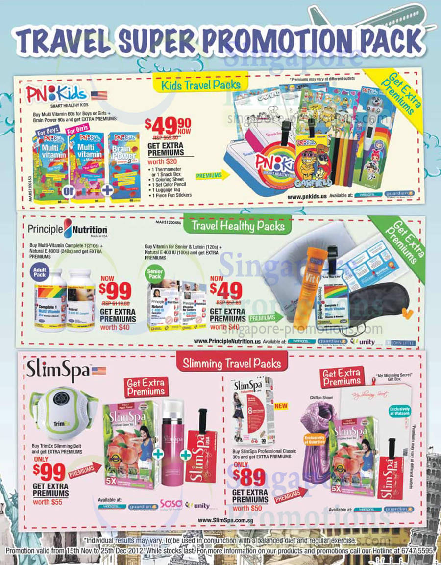 Travel Super Promotion Pack 6 Dec 2012