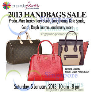 Featured image for (EXPIRED) Brandsfever Handbags Sale @ InterContinental Hotel 5 Jan 2013