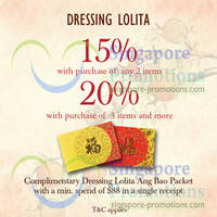 Featured image for (EXPIRED) Dressing Lolita Sale Up To 20% Off @ 313@Somerset 21 Jan – 9 Feb 2013