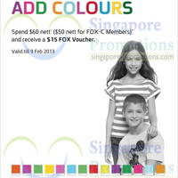 Featured image for (EXPIRED) Fox Fashion FREE $15 Fox Voucher With $60 Spend 18 Jan – 9 Feb 2013