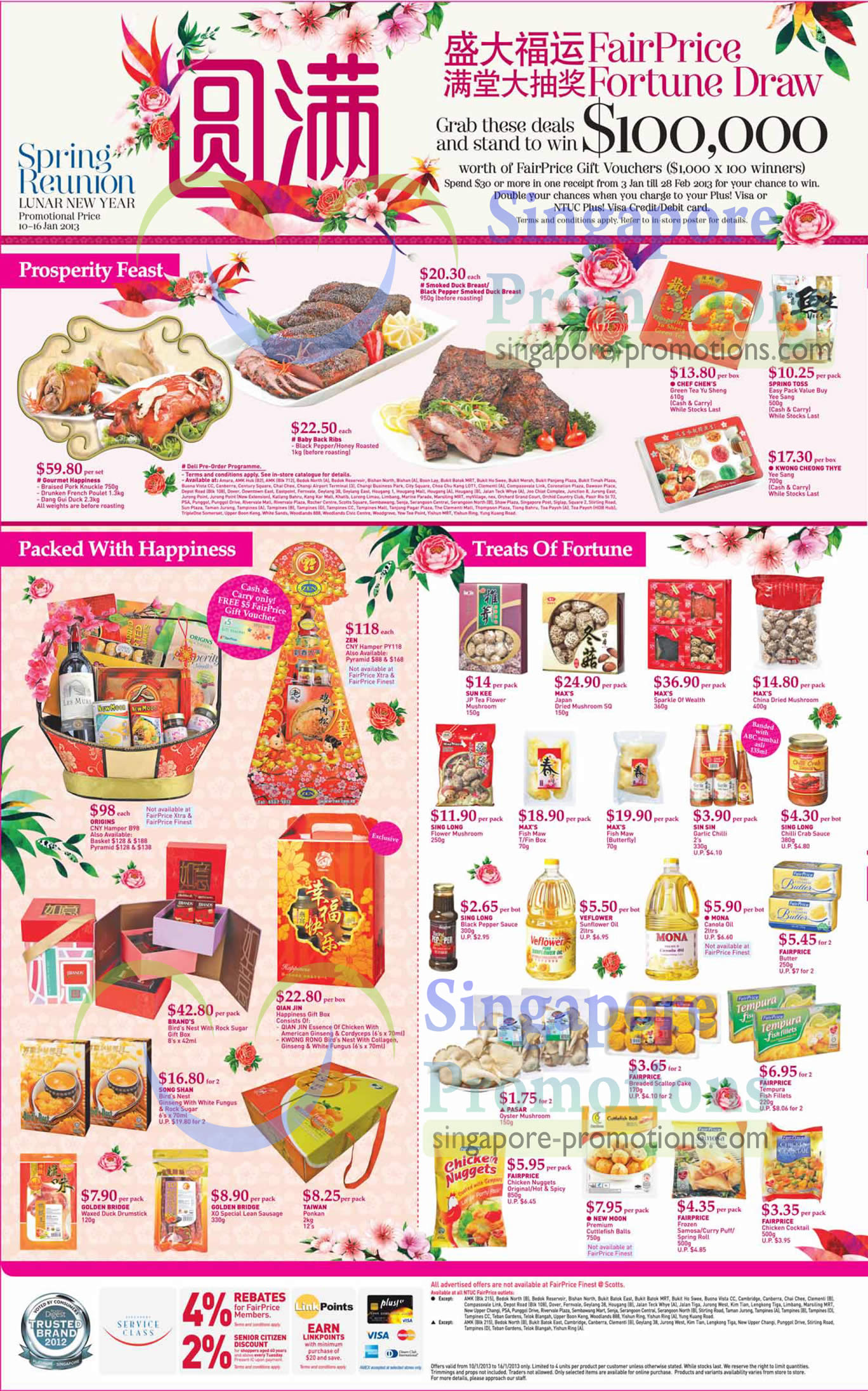 Featured image for NTUC Wines, New Moon, Golden Chef &amp; More Abalone Offers 10 - 16 Jan 2013
