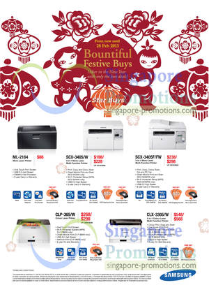 Featured image for (EXPIRED) Samsung Laser Printers & LED Monitors Promotion Price List 14 Jan – 28 Feb 2013