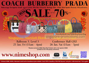 Featured image for (EXPIRED) Nimeshop Branded Handbags Sale Up To 70% Off @ Singapore Expo 26 Jan 2013