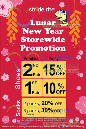 Featured image for (EXPIRED) Stride Rite Up To 20% Off Promotion 11 Jan – 17 Feb 2013
