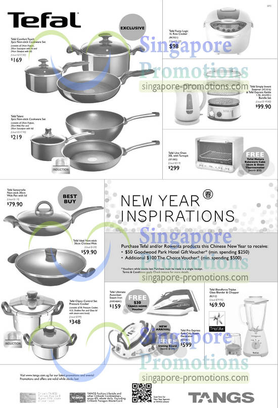 Tefal RK7021 Rice Cooker, VC1016 Invent Steamer Plus K02991 Express Kettle, OF1802 Uno Oven, FV9540MI Steam Iron