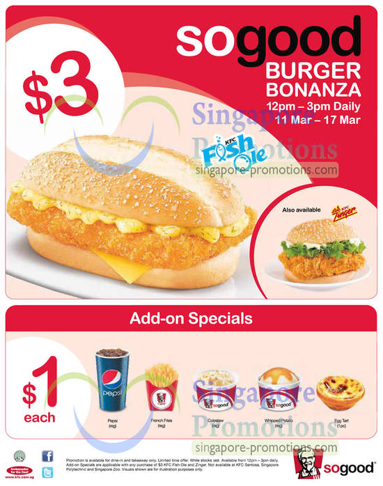 11 Mar One Dollar Add-On Specials