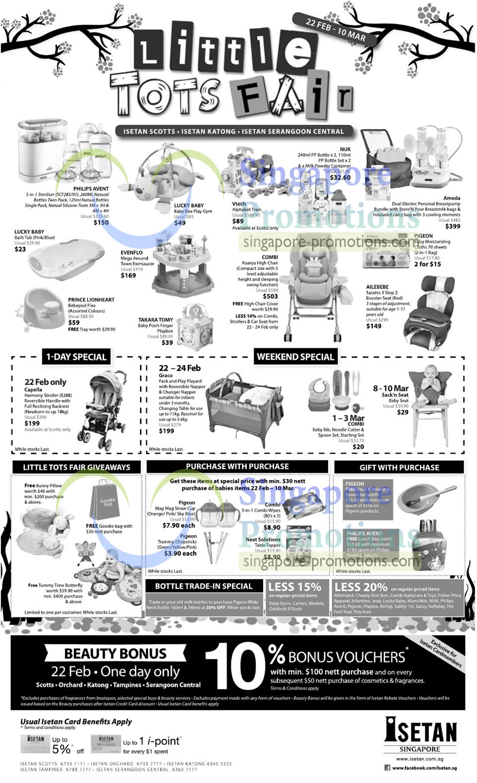 Featured image for Isetan Little Tots Fair Up To 20% Off @ Isetan Scotts, Katong & Nex 22 Feb - 10 Mar 2013