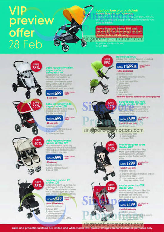 Strollers, Baby Jogger City Select Single, Maclaren techno XT stroller 2012, Stokke