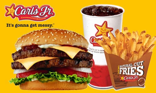 Featured image for Carl's Jr 50% Off Cash Voucher Deal @ Nine Outlets 2 May 2013