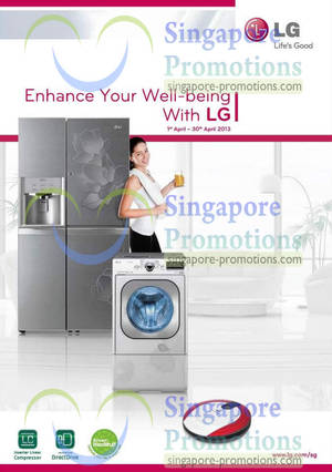 Featured image for (EXPIRED) LG Fridges, Washers, Ovens & Other Appliances Features & Offers 1 – 30 Apr 2013