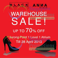 Featured image for (EXPIRED) Black Hammer & Anna Black Warehouse Sale Up To 70% Off @ Jurong Point 1 23 – 28 Apr 2013