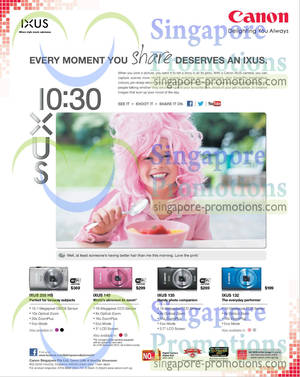 Featured image for Canon IXUS Digital Camera Offers 25 Apr 2013