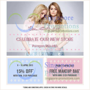 Featured image for (EXPIRED) Miss Selfridge 15% Off Promotion @ Paragon 9 – 10 Apr 2013