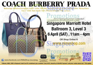 Featured image for (EXPIRED) Nimeshop Branded Handbags Sale Up To 70% Off @ Marriott Hotel 6 Apr 2013