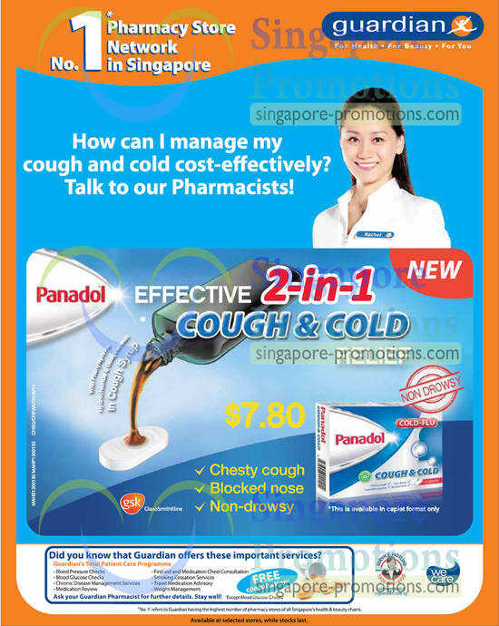 Panadol Effective 2-in-1 Cough n Cold Relief