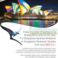Featured image for (EXPIRED) Qantas Airways Sydney & Brisbane Promotion Air Fares 3 – 17 Apr 2013